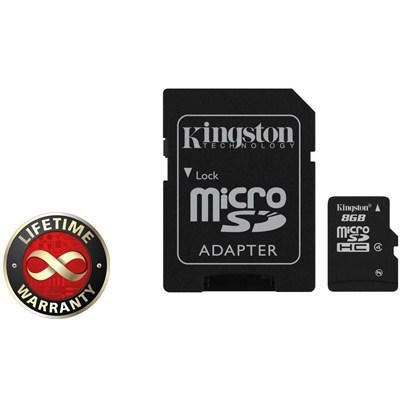 Картка пам'яті Kingston 8Gb microSDHC class 4 (SDC4/8GB)