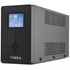 Джерело безперебійного живлення Vinga LCD 1200VA metal case (VPC-1200M) - Фото