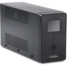 Джерело безперебійного живлення Vinga LCD 1200VA metal case (VPC-1200M) - Фото