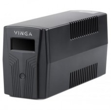 Джерело безперебійного живлення Vinga LCD 800VA plastic case with USB+RJ11 (VPC-800PU) - Фото