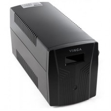 Джерело безперебійного живлення Vinga LCD 800VA plastic case with USB+RJ11 (VPC-800PU) - Фото