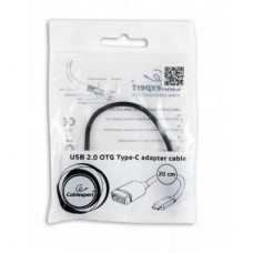 Дата кабель OTG USB 2.0 AF to Type-C 0.2m Cablexpert (A-OTG-CMAF2-01) - Фото