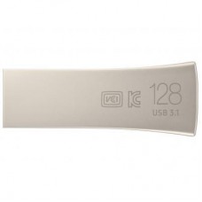 USB флешнакопичувач Samsung 128 GB Bar Plus Silver USB 3.1 (MUF-128BE3/APC) - Фото
