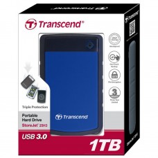 Зовнішній жорсткий диск 2.5" 1 TB Transcend (TS1TSJ25H3B) - Фото