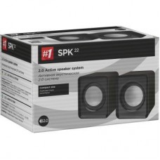 Акустична система Defender SPK 22 2х2W USB black (65503) - Фото