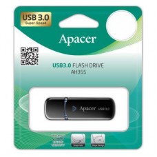USB флеш накопитель Apacer 32GB AH355 Black USB 3.0 (AP32GAH355B-1) - Фото