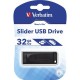 USB-флеш-накопичувач Verbatim 32 GB Slider Black USB 2.0 (98697)