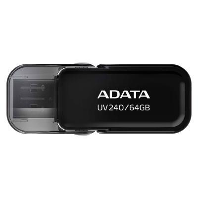 USB флеш накопитель ADATA 64GB UV240 Black USB 2.0 (AUV240-64G-RBK)