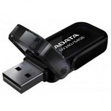 USB флеш накопитель ADATA 64GB UV240 Black USB 2.0 (AUV240-64G-RBK) - Фото