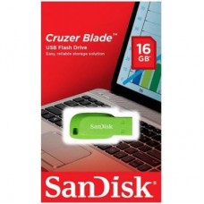 USB-флеш-накопичувач SanDisk 16 GB Cruzer Blade Green USB 2.0 (SDCZ50C-016G-B35GE) USB-флеш-накопичувач SanDisk 16 GB Cruzer Blade Green USB 2.0 (SDCZ50C-016G-B35GE) - Фото