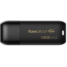 USB флешнакопичувач Team 128 GB C175 Pearl Black USB 3.1 (TC1753128GB01) - Фото