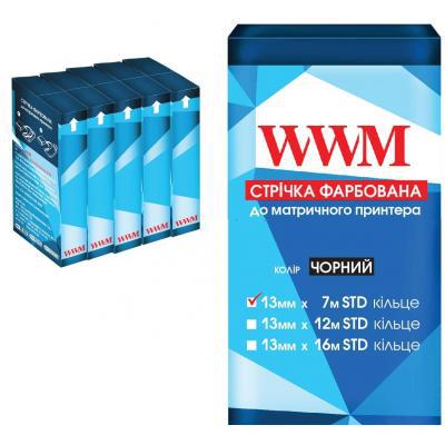 Лента к принтерам 13мм х 12м Refill STD Purple*5шт (л/м) WWM (R13.12HMP5)