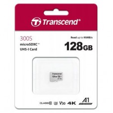 Картка пам'яті Transcend 128 GB microSDXC class 10 UHS-I U3 A1 (TS128GUSD300S) Картка пам'яті Transcend 128 GB microSDXC class 10 UHS-I U3 A1 (TS128GUSD300S) - Фото