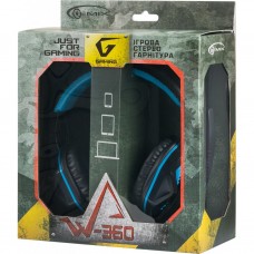Наушники GEMIX W-360 black-blue - Фото