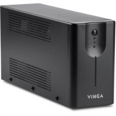 Джерело безперебійного живлення Vinga LED 2000VA metall case (VPE-2000M) - Фото