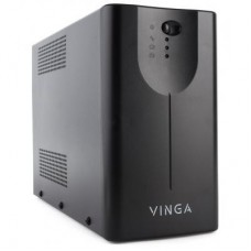 Джерело безперебійного живлення Vinga LED 2000VA metall case (VPE-2000M) - Фото