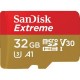 Карта памяти SanDisk 32GB microSD class 10 UHS-I U3 V30 A1 Extreme (SDSQXAF-032G-GN6AT) Карта памяти SanDisk 32GB microSD class 10 UHS-I U3 V30 A1 Extreme (SDSQXAF-032G-GN6AT)