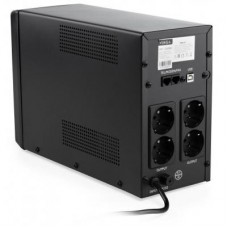 Джерело безперебійного живлення Vinga LCD 1200VA metal case with USB (VPC-1200MU) - Фото