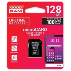 Картка пам'яті GOODRAM 128 GB microSDXC class 10 UHS-I (M1AA-1280R12) - Фото