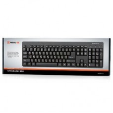 Клавіатура REAL-EL 502 Standard, USB, black - Фото