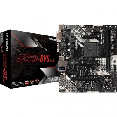 Материнская плата AM4 ASRock A320M-DVS R4.0