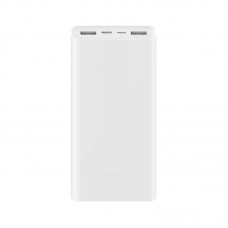 Оригинальный Xiaomi Mi Power Bank 3 20000 mAh PLM18ZM White (VXN4258CN) Быстрая Зарядка QC3.0 18W - Фото