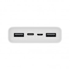 Оригинальный Xiaomi Mi Power Bank 3 20000 mAh PLM18ZM White (VXN4258CN) Быстрая Зарядка QC3.0 18W - Фото