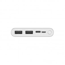 Оригинальный Xiaomi Mi Power Bank 3 10000 mAh PLM13ZM Silver (VXN4259CN) Быстрая Зарядка QC3.0 18W - Фото
