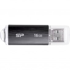 USB флеш накопитель Silicon Power 16GB Ultima U02 Black USB 2.0 (SP016GBUF2U02V1K) - Фото