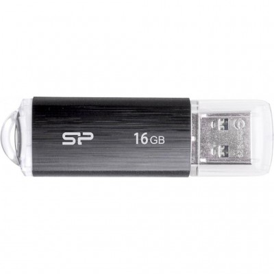 USB флеш накопитель Silicon Power 16GB Ultima U02 Black USB 2.0 (SP016GBUF2U02V1K)