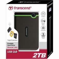 Зовнішній жорсткий диск 2.5" 2TB Transcend (TS2TSJ25M3S) - Фото