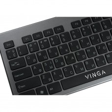 Клавіатура Vinga KB735 black-grey - Фото