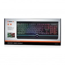 Клавиатура REAL-EL 8000 Comfort Backlit Black - Фото