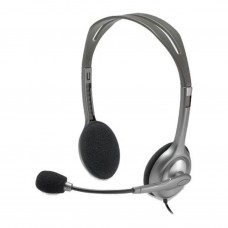 Наушники Logitech H110 Stereo Headset with 2*3pin jacks (981-000271) - Фото