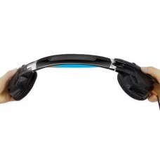 Наушники REAL-EL GDX-7500 black-blue - Фото