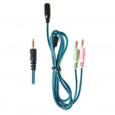 Наушники REAL-EL GDX-7500 black-blue - Фото