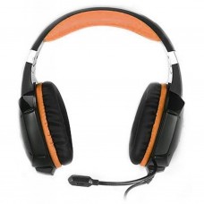 Наушники REAL-EL GDX-7700 SURROUND 7.1 black-orange - Фото