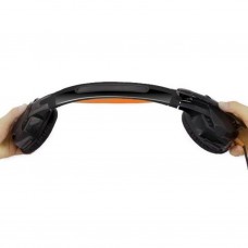 Наушники REAL-EL GDX-7700 SURROUND 7.1 black-orange - Фото
