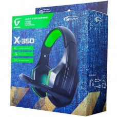 Наушники GEMIX X-350 black-green - Фото