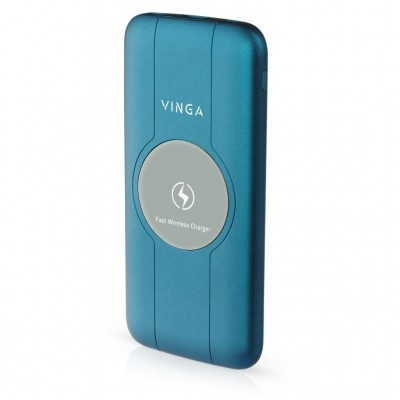 Батарея універсальна Vinga 10000 mAh Wireless (BTPB3510WLROBL)