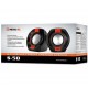 Акустическая система REAL-EL S-50 black-red Акустическая система REAL-EL S-50 black-red