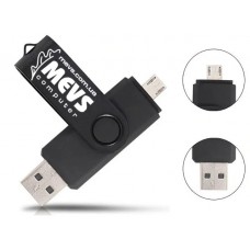 Флешка 64Gb с MicroUSB Накопитель USB