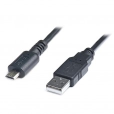 Дата кабель USB 2.0 AM to Micro 5P 2.0m Pro black REAL-EL (EL123500025) - Фото