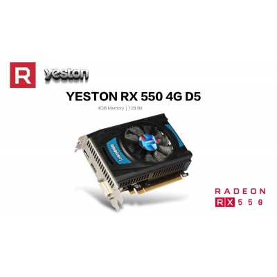 Відеокарта AMD Radeon RX 550 4Gb Yeston