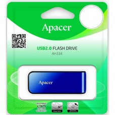 USB флеш накопитель Apacer 64GB AH334 blue USB 2.0 (AP64GAH334U-1) - Фото