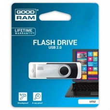USB флеш накопитель GOODRAM 16GB Twister Black USB 2.0 (UTS2-0160K0R11) - Фото