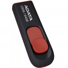 USB флешнакопичувач ADATA 64 GB C008 Black+Red USB 2.0 (AC008-64G-RKD) - Фото