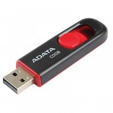 USB флешнакопичувач ADATA 64 GB C008 Black+Red USB 2.0 (AC008-64G-RKD) - Фото