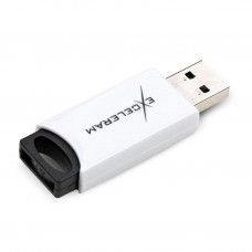 USB флеш накопитель eXceleram 64GB H2 Series White/Black USB 2.0 (EXU2H2W64) - Фото
