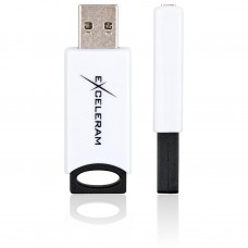 USB флеш накопитель eXceleram 64GB H2 Series White/Black USB 2.0 (EXU2H2W64) - Фото